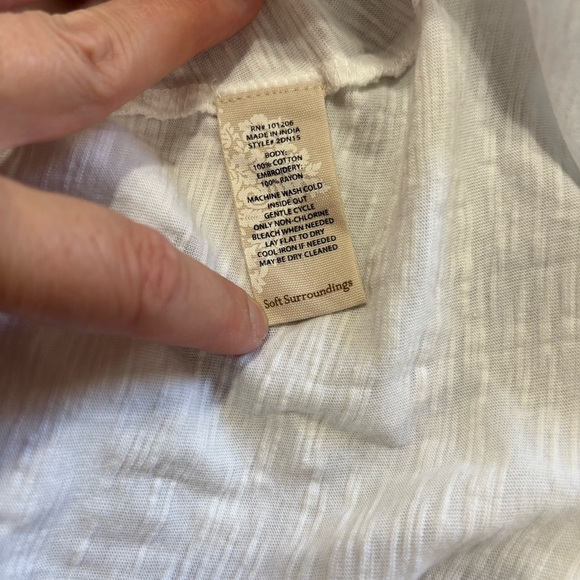 Soft Surroundings
Womens White Maxi Dress Short Sleeve Embroidery T-Shirt
Dress - Picture 5 of 5